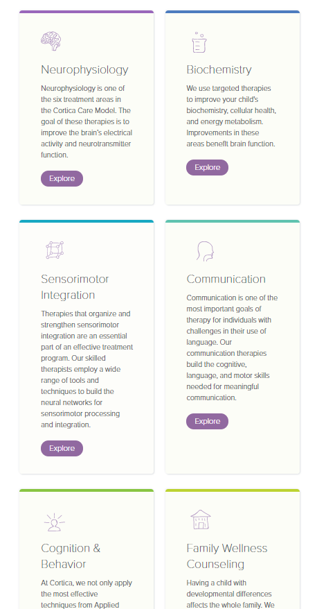 Website landing pages to increase word count